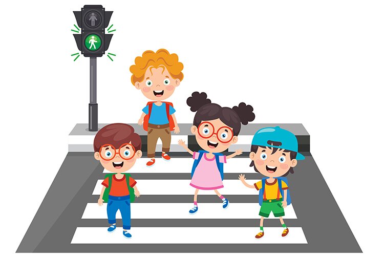 Safety - Younger Children - On My Way To The Preschool | preschoolearn.com